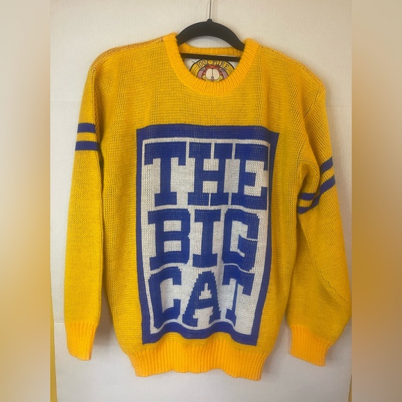 SOLD-Rare Vintage 1973 Garfield, The big cat sweater - Picture 2 of 9